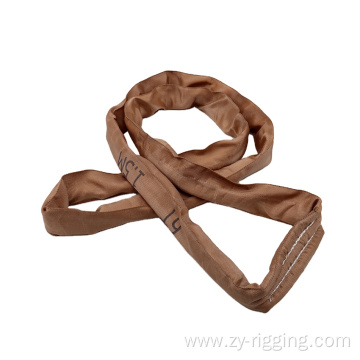 Brown wholesale crane sling 6Ton lifting polyester sling